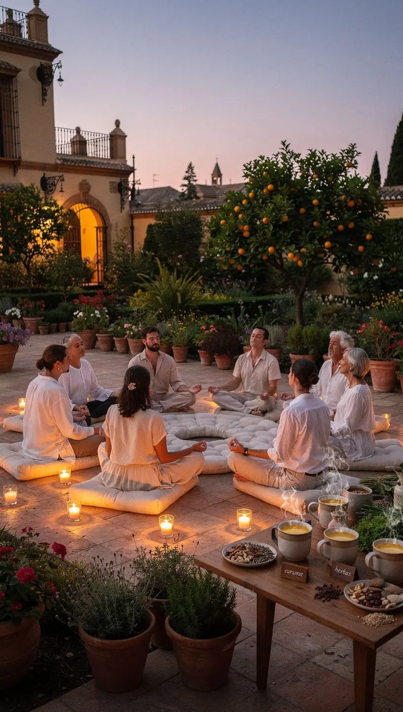 Grupo de personas realizando ejercicios al aire libre en un parque.